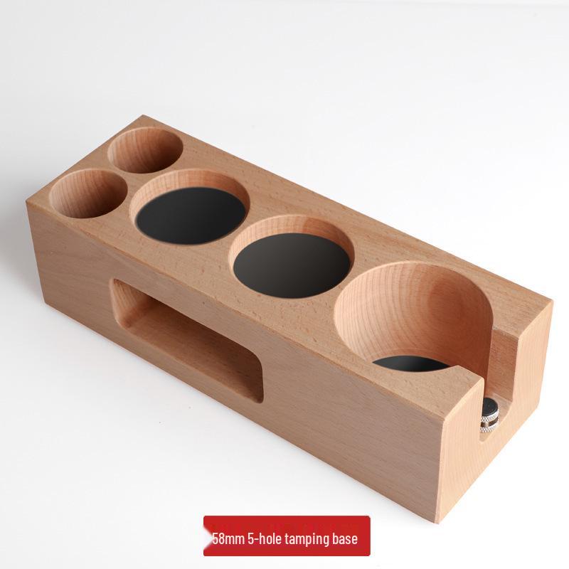 Kaffee Tamper Basis & Maschinenhandgriff Aufbewahrung Holz Sitzhalterung für Pulverdosierer