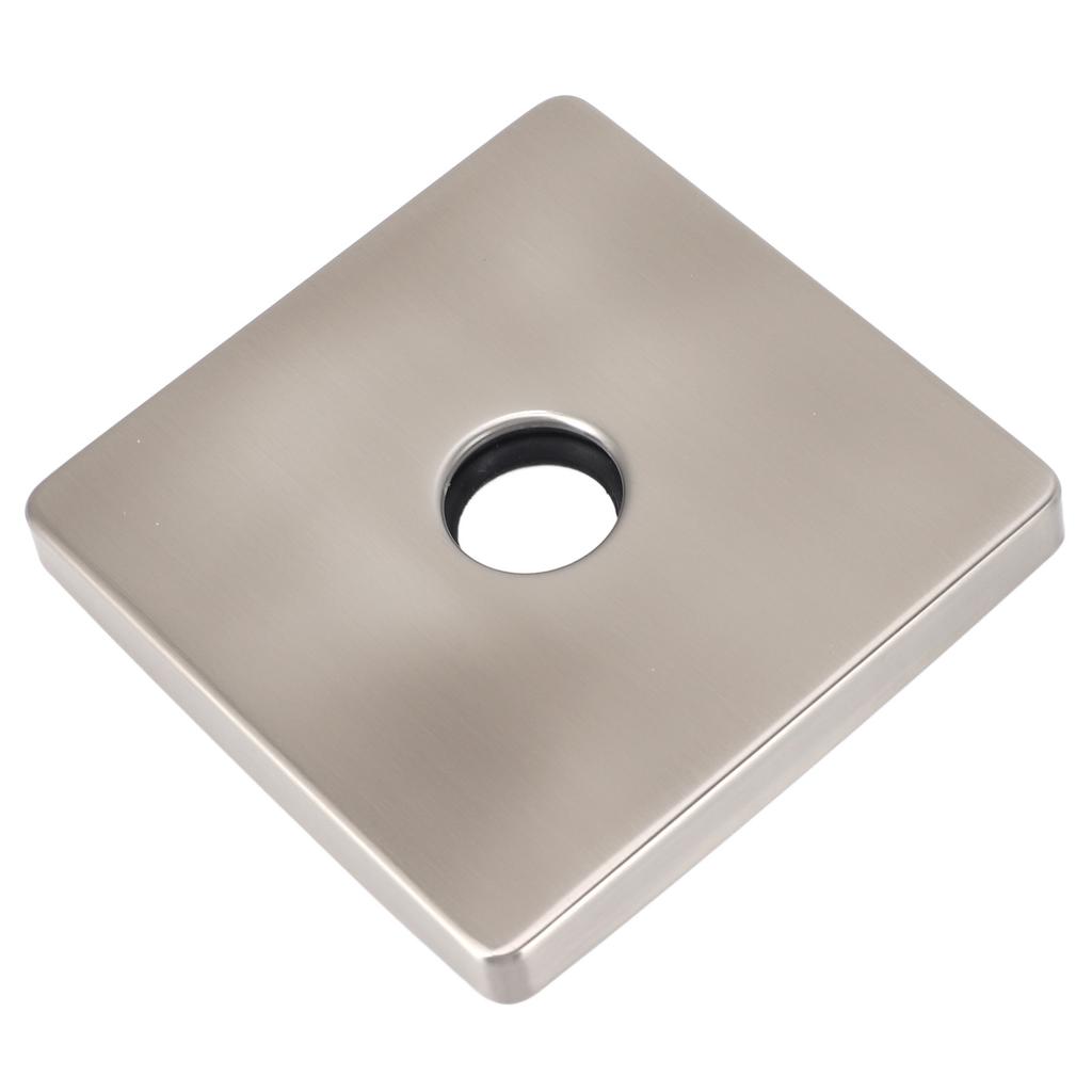 Čtvercová krycí deska na sprchové rameno Univerzální Dekorativní Extra Velká Nerezová Příruba na Sprchové Rameno