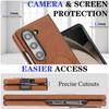 2-In-1 Two-fold Wallet Leather Phone Case for Samsung Galaxy Z Fold 7 ZFold 6 5 4 3 Wireless Charging Magnetic Card Holder Cover