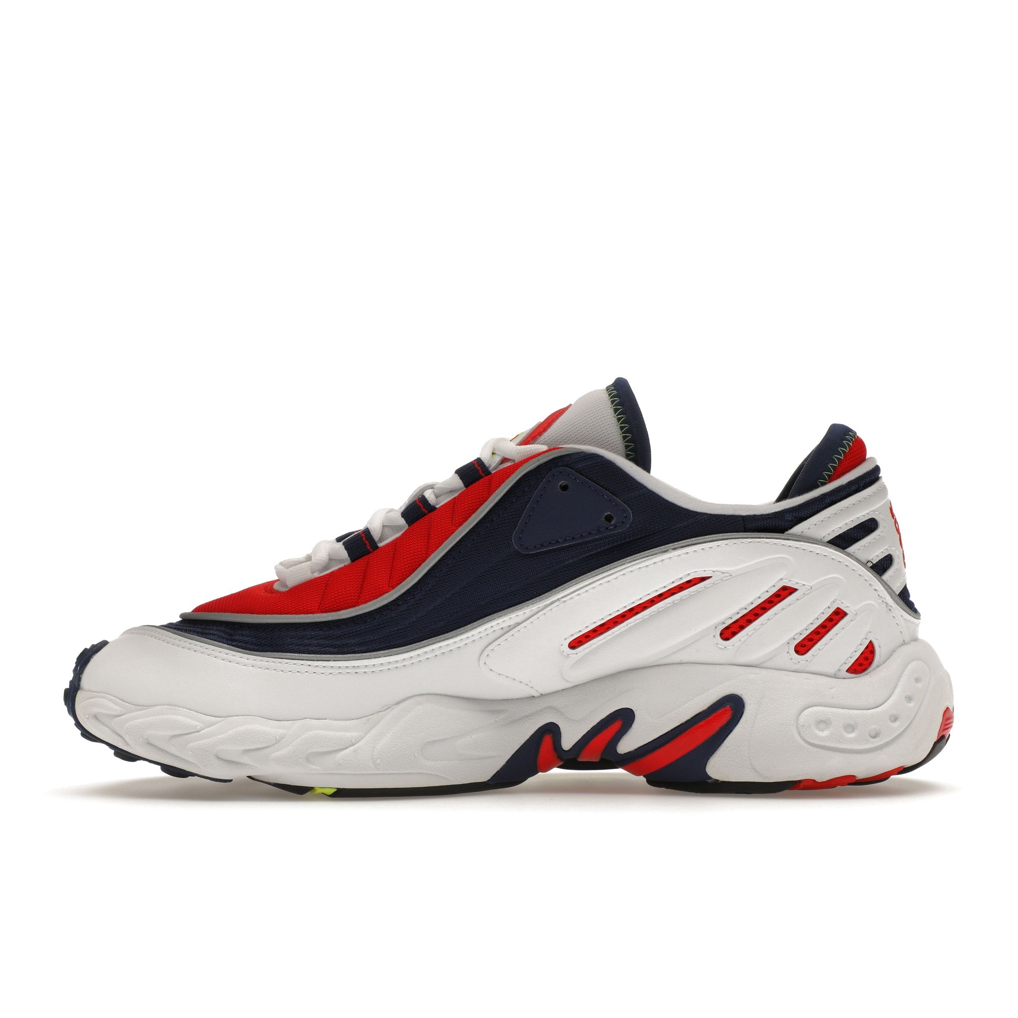 Adidas EQT Solution Ciemnoniebieskie tenisówki uniseksowe Białe