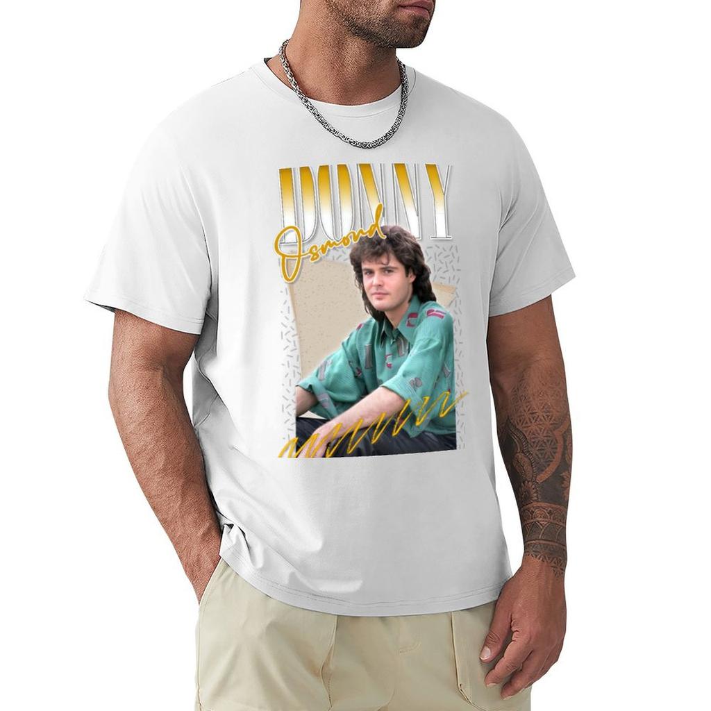 Donny Osmond Retro Aesthetic Fan Design TShirt Graphic Shirts Cheap Stuff Mens T Shirts Pack