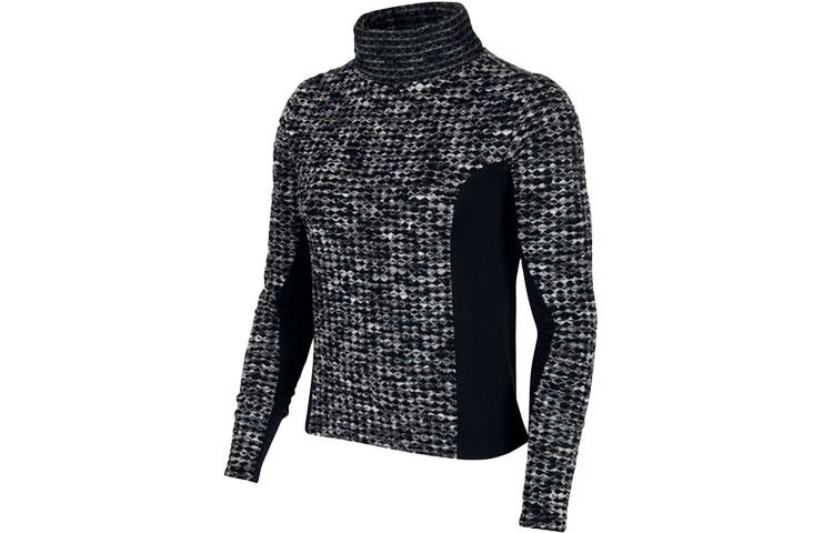 Nike Pro Hyperwarm Sweatshirt Women s Gray Black 933297-010 S