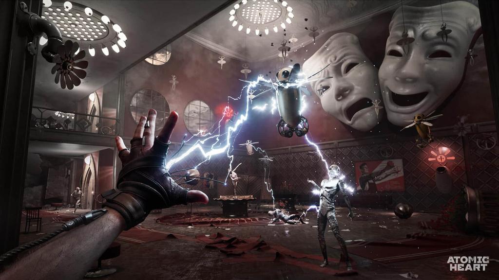 Atomic Heart Limited Edition PS5 Sticker DLC Bonus Items Labor Science Weapon Skin Pack Weapon Suede Weapon DLC Premium Weapon Skin Pack Weapon AK