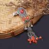 Exotic Hair Clip Side Clip with Tassels For Women Kazak Styles Hair Styling Accessory for Formal Event Costume Accessory