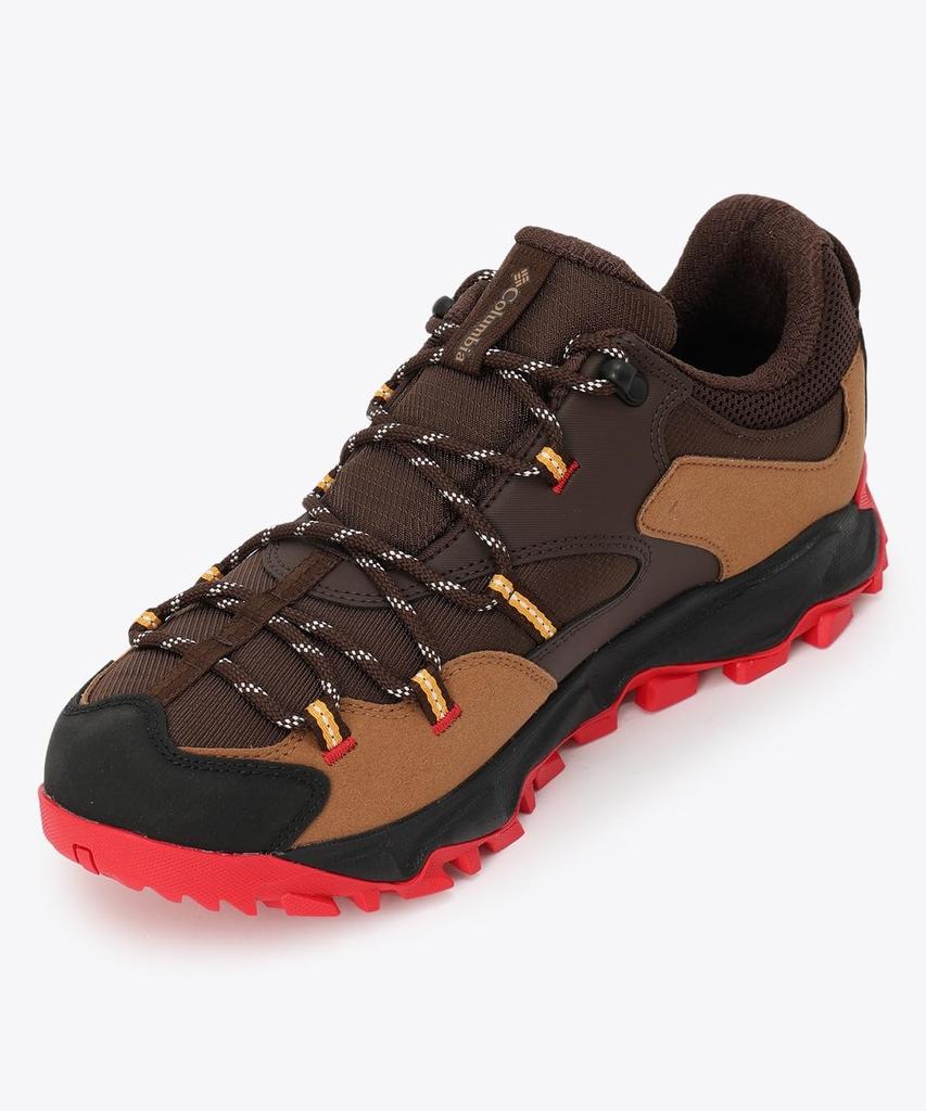 Columbia Saber Six Low Outdry Hiking Size Red Spark Men's Shoes, 26.5cm, Bark,