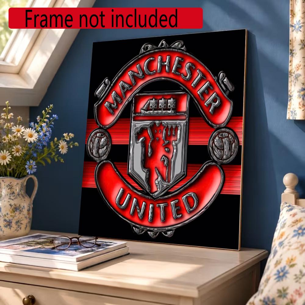 Manchester 5D Diy Diamond Paintings Mosaic Wall Round Diamond Art Painting Kits Embroidery Crystal Accessories Frameless