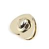 Metal Heart Shape Clasp Bronze Tone Trunk Lock Replacement Handbags Bag DIY