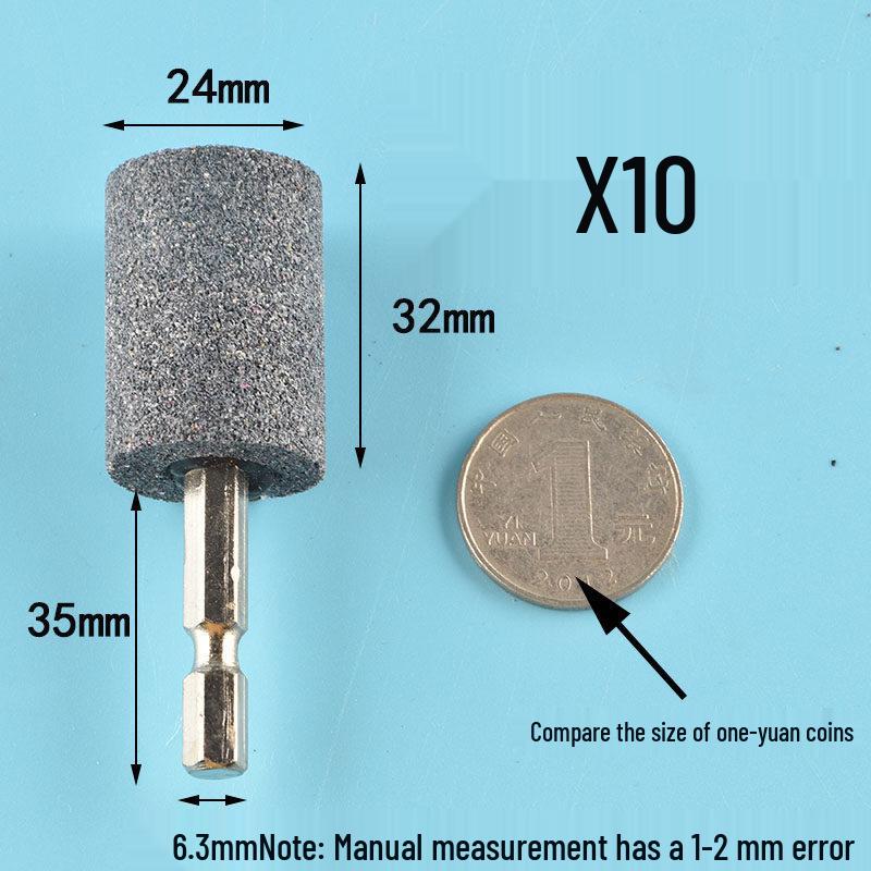 Hexagonal Shank Grinding and Polishing Head for Electric Drills