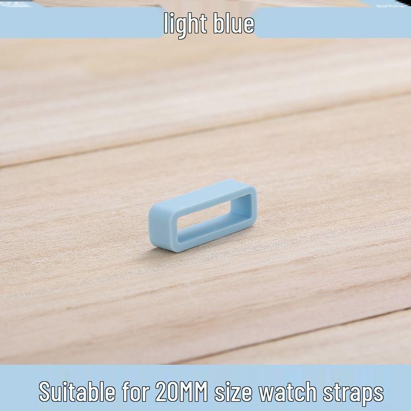 Children's Silicone Watch Strap Buckle & Leather Loop Accessories