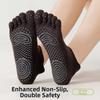 Five Finger Women's Sports Yoga Socks Anti-slip Floor Toe Socks Five-toe Boat Socks  Ladies