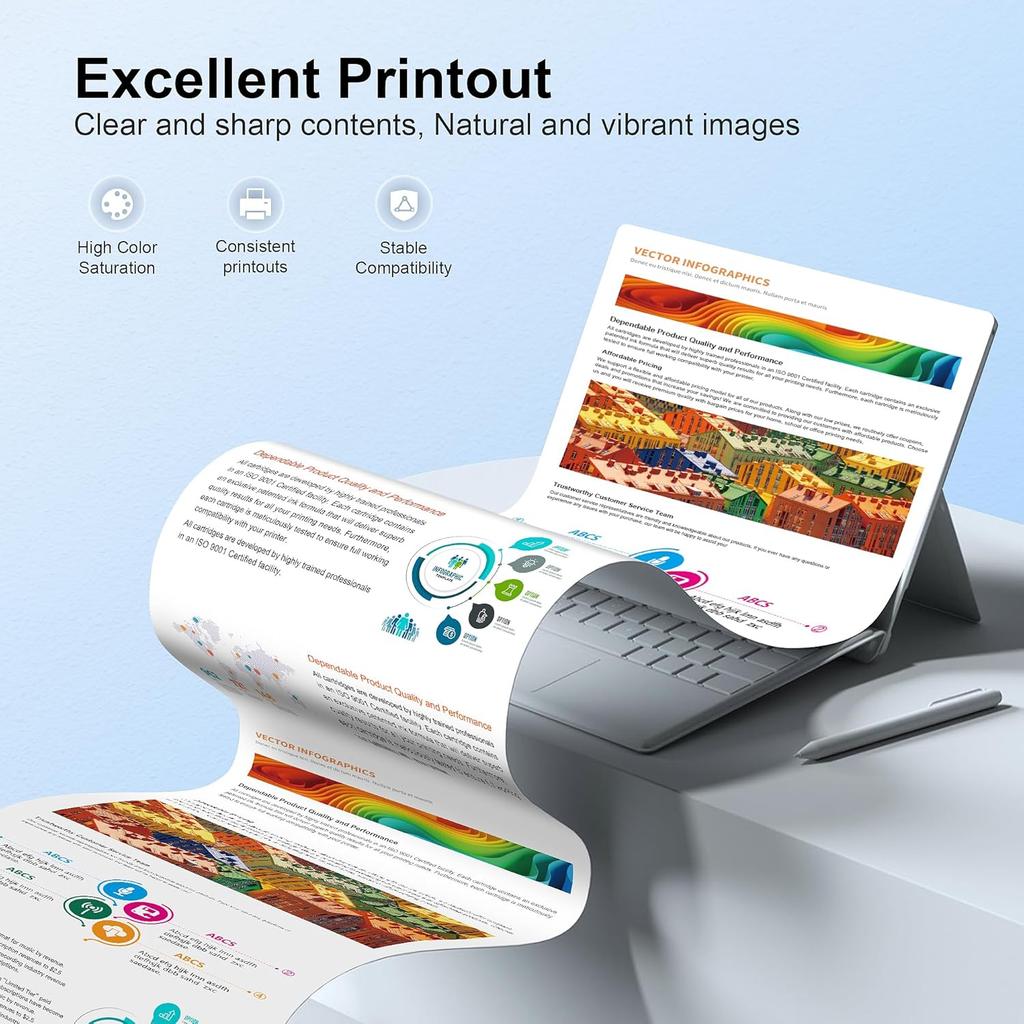 LC406 Ink Cartridges for Brother Printer for Brother LC406 Ink Cartridges LC406XL LC406 LC 406 Compatible with Brother MFC-J4535DW,