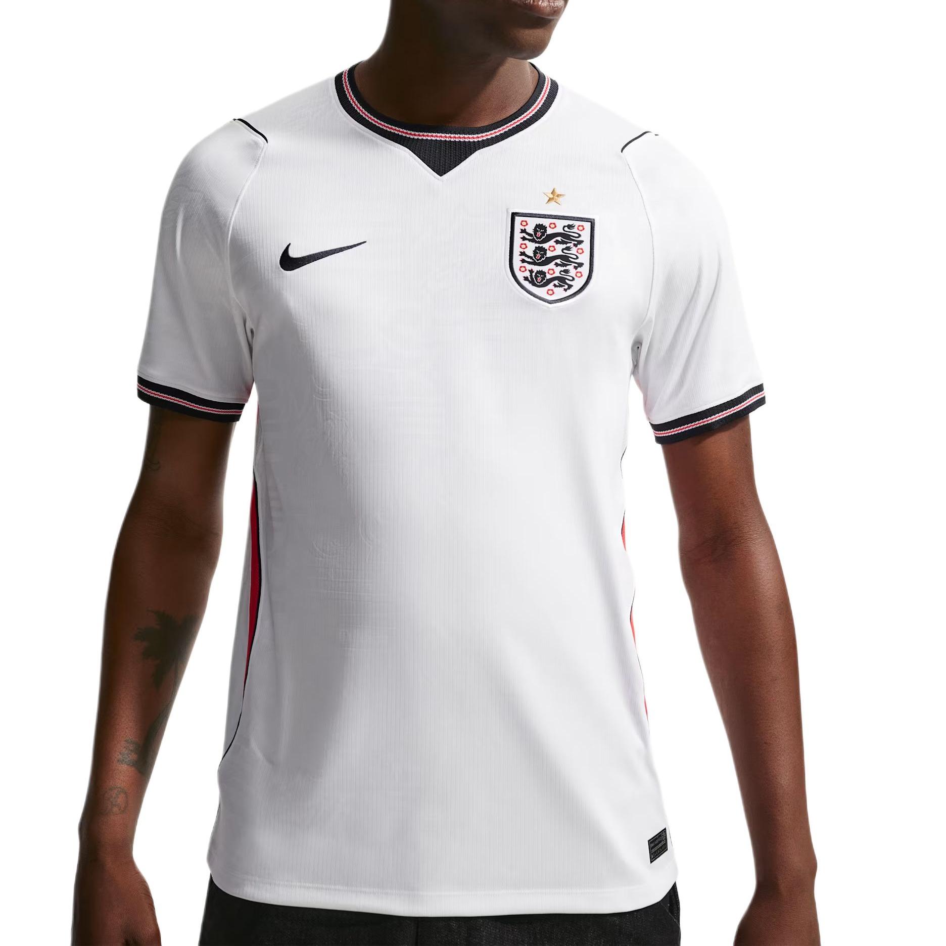 Nike Dri-Fit 2026 Season England Home Fan Version Quick-Dry Comfortable Short Sleeve Football Shirt Men tops IB5290-100 L
