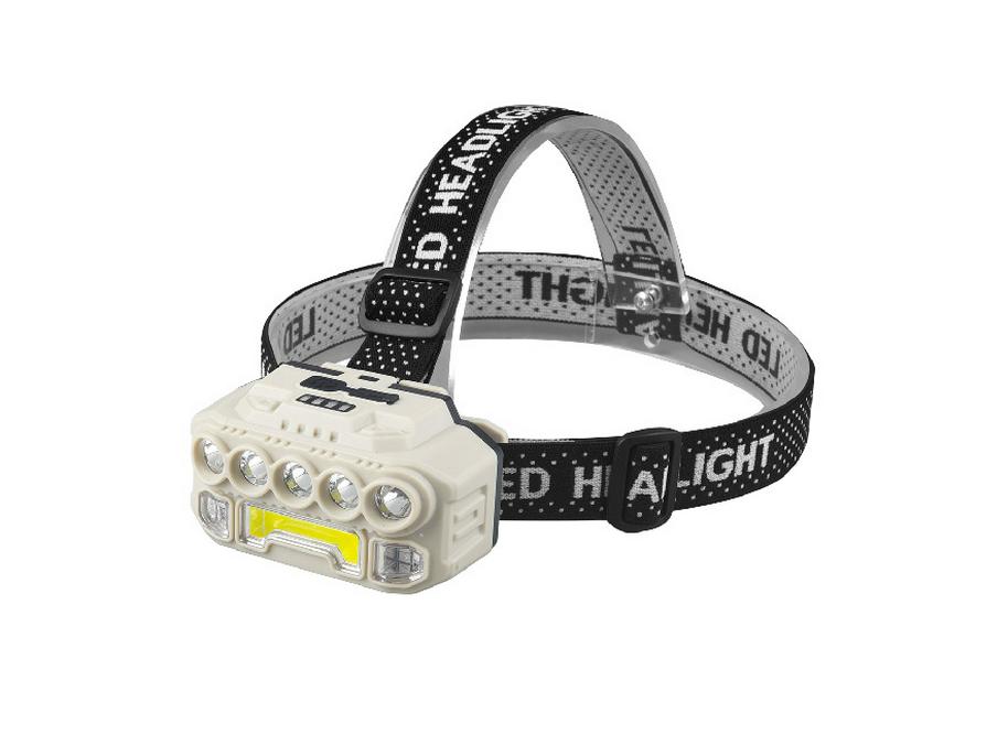 USB Rechargeable LED Headlamp: High-Intensity, Multifunctional, for Outdoor, Work, and Fishing