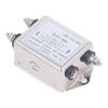 Filtro EMI Supressor de Ruído Filtro de Potência EMI 2 Polos 1 Fase AC 115V 250V 20A 5060Hz