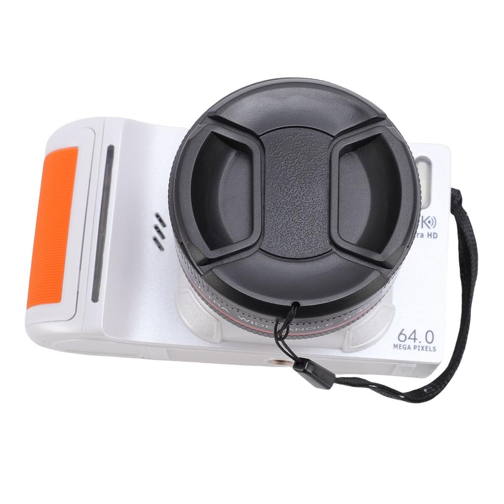 64MP Digital Camera HD 4K Photography Portable Compact Camera with 3in Screen 18X Zoom Anti Shake Auto for Travel