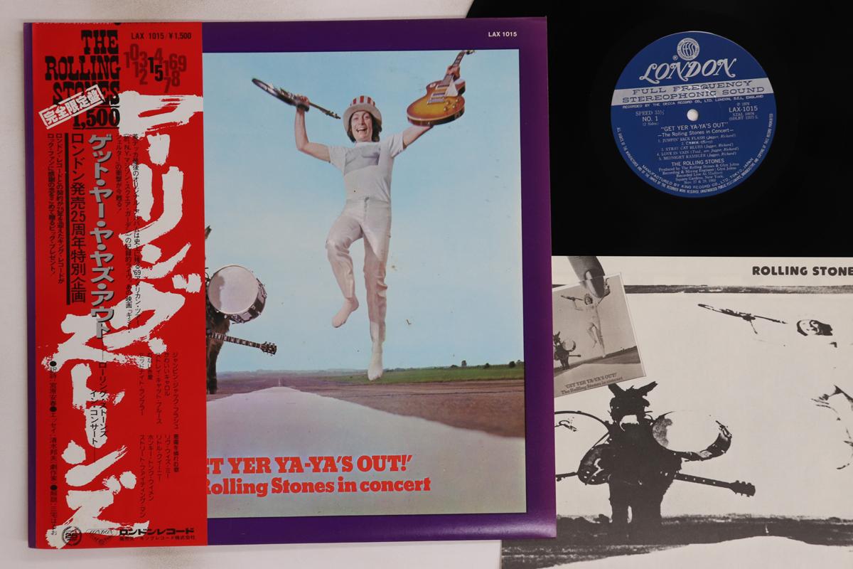 

LP Record ROLLING STONES - Get Yer Ya-Ya s Out! - The Rolling LAX1015 LONDON 1976 Japan Obi Rock Used