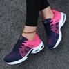 New Women's Flying Woven Air Cushion Sneakers Women's Fashion Soft-soled Thick-soled Breathable Lightweight Versatile Mountaineering Casual Shoes