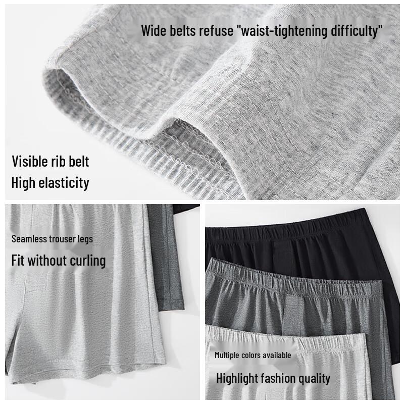 Langsha Men's Pure Cotton Lounge Boxer Shorts