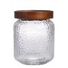 Shangqi Glass Storage Jar with Acacia Wood Lid
