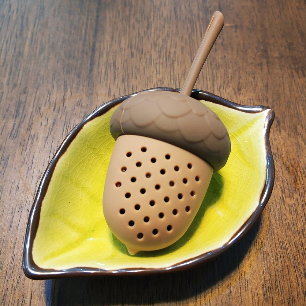 Acorn Mini Tea Filter, Silicone Tea Leak, Tea Filter, Pine Cone Tea Maker, Silicone Tea Maker
