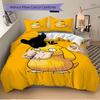 Yellow Adventure Print 3Pcs Bedding Setduvet Cover With 2 Bedropillowcase Home Birthday Gift