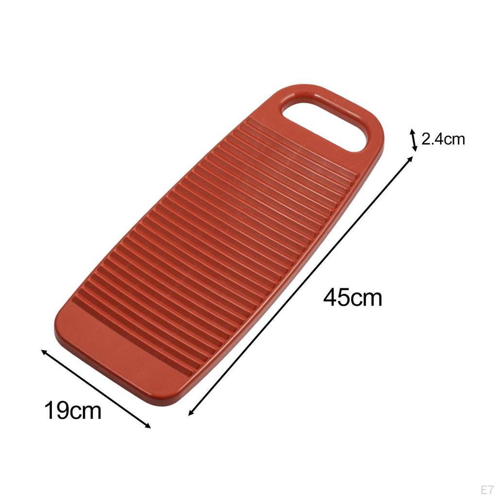 Prádlo na mytí oděvů Deska na ruční mytí tlustá, 17,72 palce dlouhá, protiskluzová pro koleje, prádelna