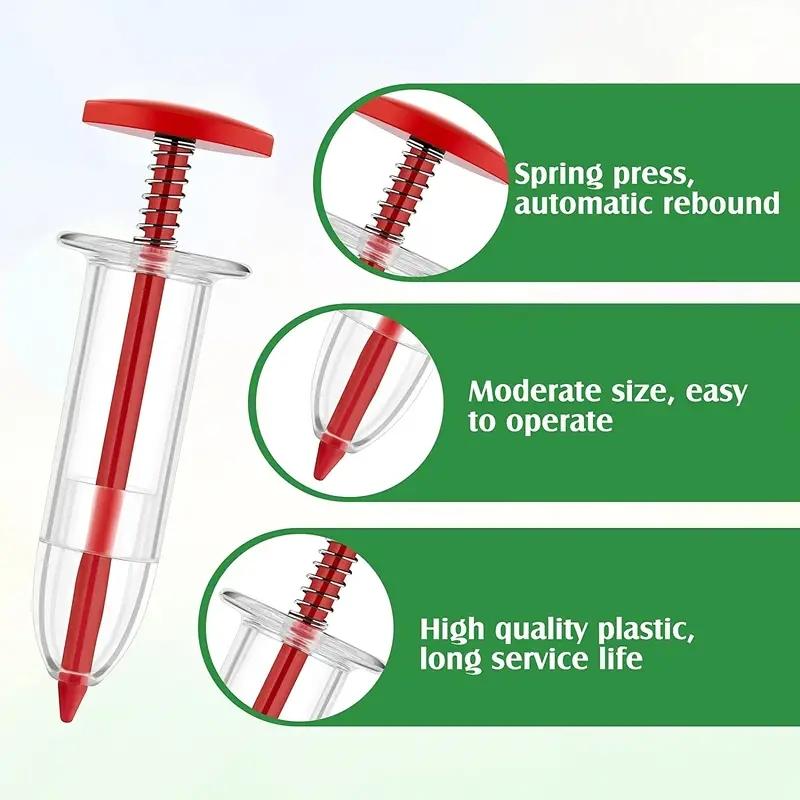 3-piece Syringe Seeder, Tray Seeder, Seedling Rapeseed Manual Seeder Accessories, Gardening Tools