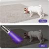 395nm UV Flashlight Ultraviolet Torch With Pen Clip Portable Violet Light Pet Urine Scorpion Detector UV Lamp Use AAA Batteries
