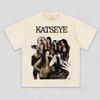 THE KATSEYE Tshirt K Popular Group Top Summer Mens Womens Hiphop Printed Tshirt Casual Harajuku Casual Street Wear Y2K