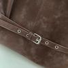 Trendy Fashion Simple Belt Buckle Retro Women's Underarm Bag Elegant Shoulder Bag Very Suitable for Daily Life, Shopping, and Women's Holiday Gifts