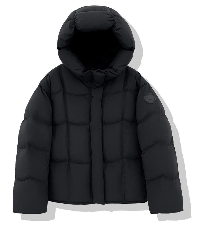 Hooded Puff Sense Down Jacket Women's Winter Fashion Thickened Loose White Duck Down Warm Bread Clothing Tide