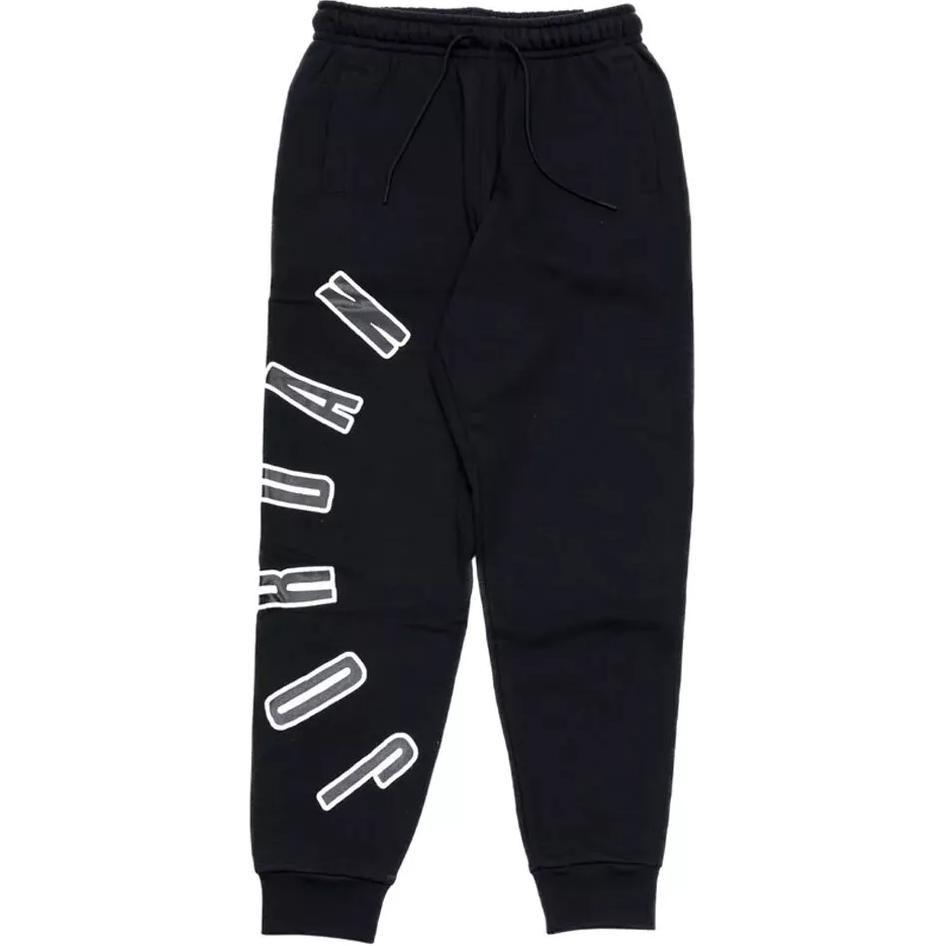 Jordan Flight MVP Knitted Sweatpants Men's Black Moderate Cuffed Pants FB7027-010