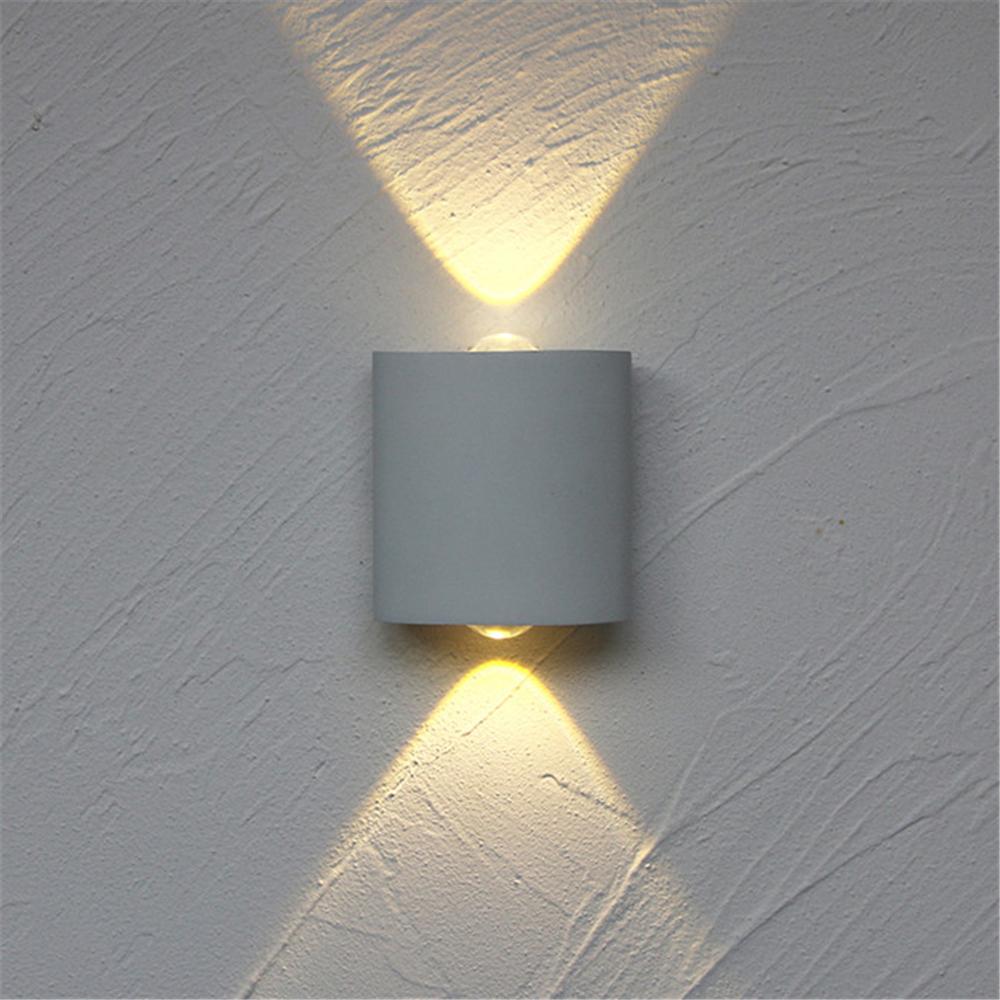 IP65 LED Wall Light Aluminum Outdoor Waterproof Garden Fence Indoor Fashion Wall Lamp For Bedroom Bedside Living Room Stairs