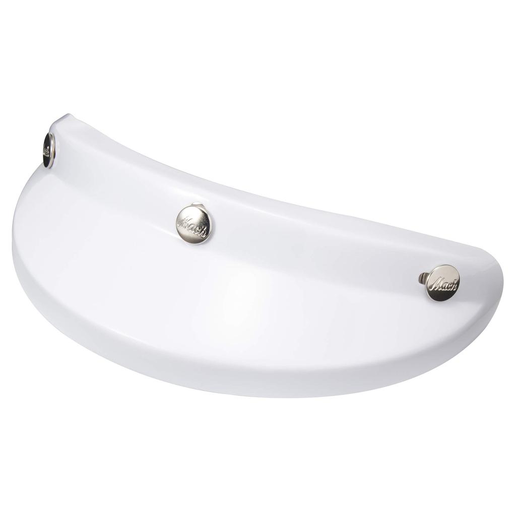 SANADA Helm MACH für Motorräder bis Freigröße AJ-30 125cc, Weiß, (57-60 cm)