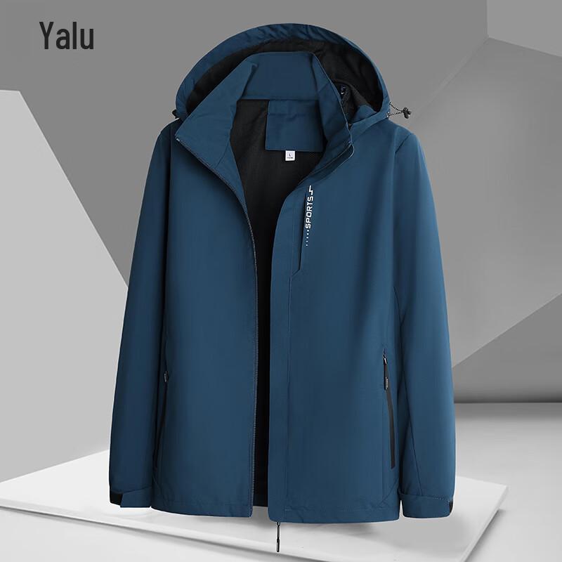 Yalu Men's Hooded Windproof Waterproof Jacket