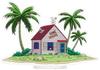 Cospa Dragon Ball Kame House and Goku Acrylic Stand