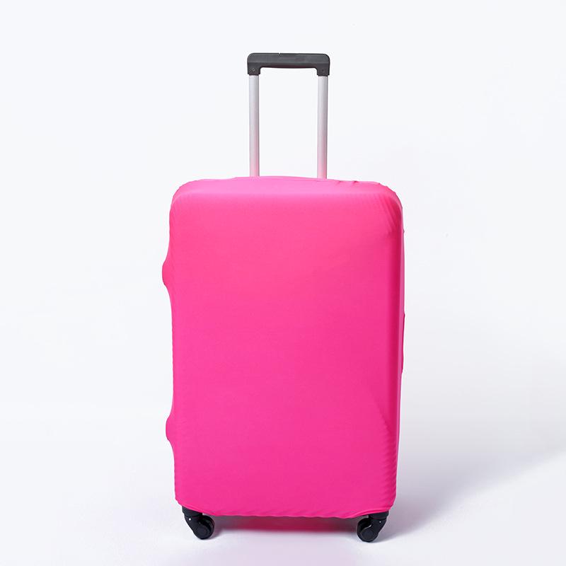 Copertura per Valigia Elastica in Seta di Latte - Ispessita, Antipolvere, Colore Solido Protettore per Trolley per Bagagli da Viaggio.