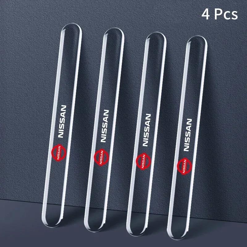 

4x Transparent Silicon Car Rearview Mirror Anti-collision Protection Stickers For Nissan Qashqai Tiida j10 j11 2019 Accessories