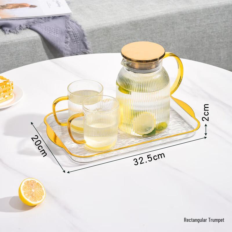 Japanese Style Rectangular Plastic Serving Tray