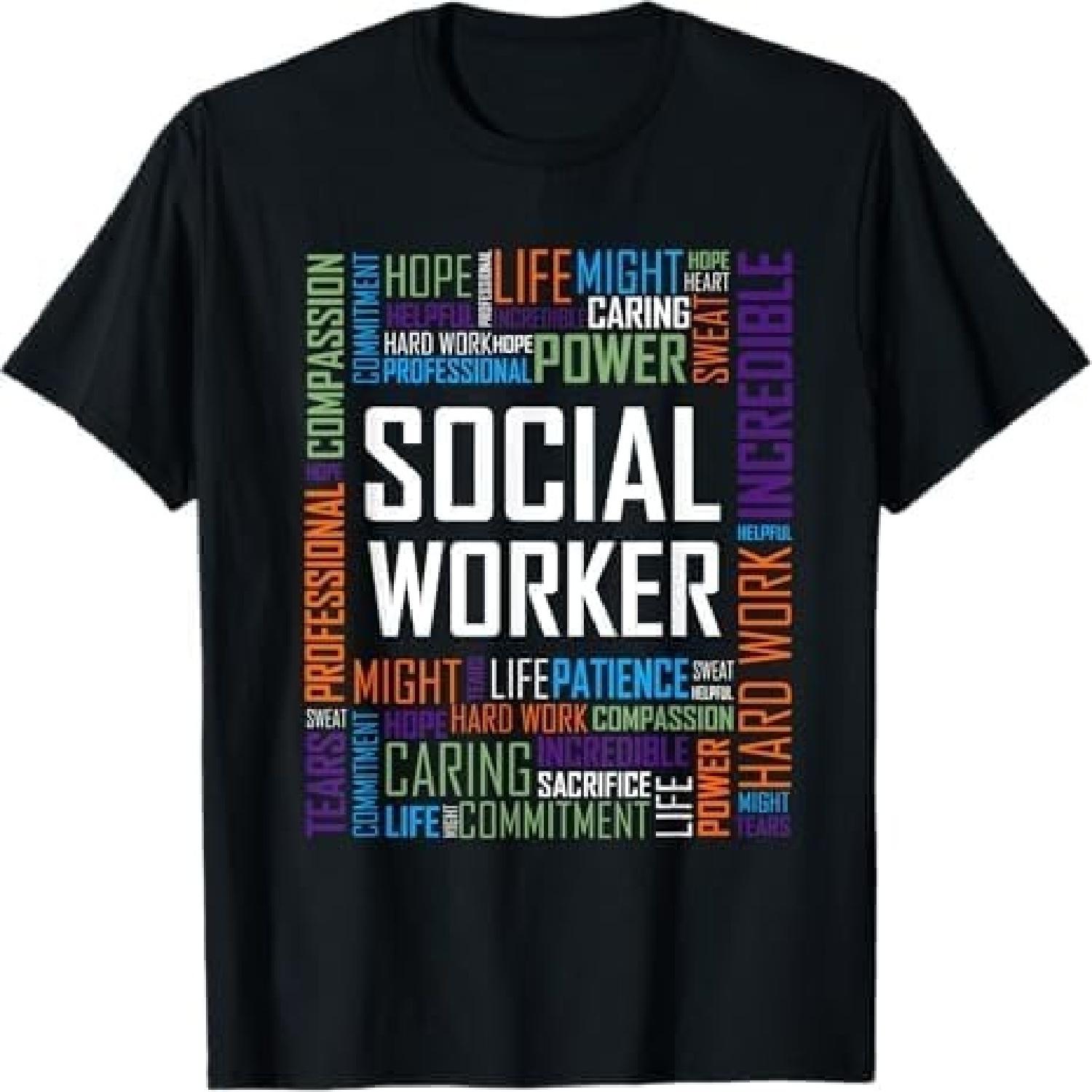 YeadamFission Social Worker Shirt for Women and Men Gift Tshirt T-Shirt S