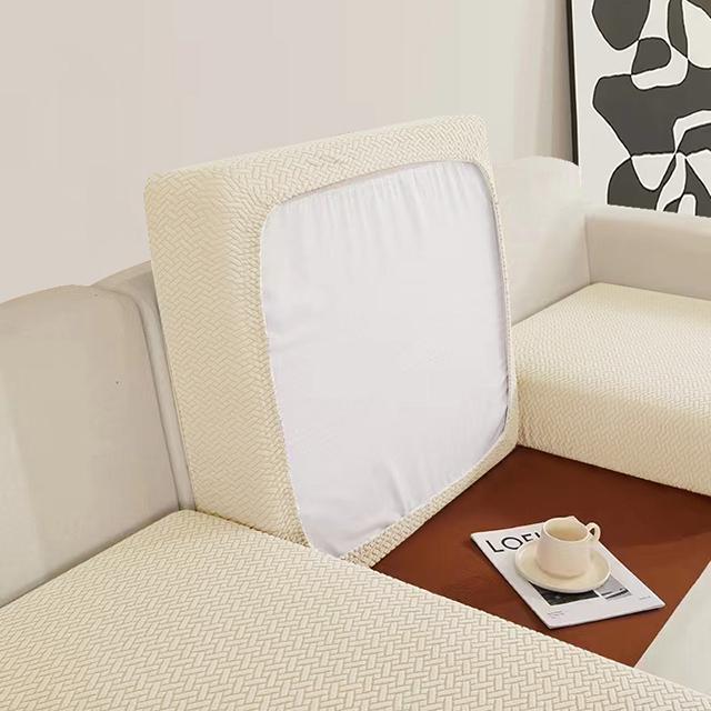 Jacquard Sofa Seat Cushion Covers Elasticated Airchair Cover Corner Sofa Covers Furniture Seater Sofa Slipcover For Living Room for Home