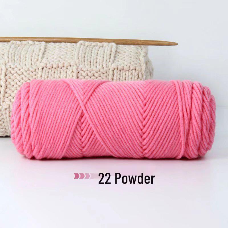 8-Strand Lover's Cotton Wool Yarn for Handmade Knitting: Soft DIY Scarf or Hat Acrylic Yarn