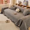 Full Coverage Straight Sofa Cover All-Season Sofa Throw Non-Slip Washable Pet-Friendly Couch Cover Blanket Living Room Mats