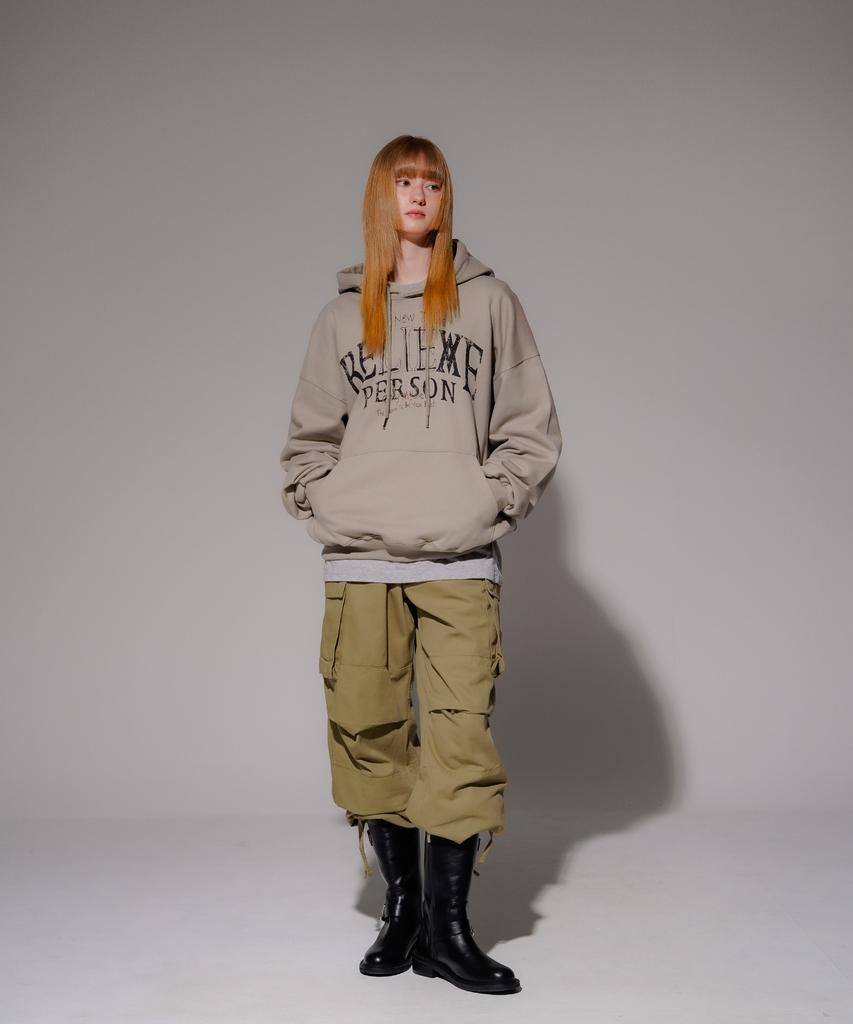 Believe Heavy Cotton Hoodie Mocha Kmhd6830