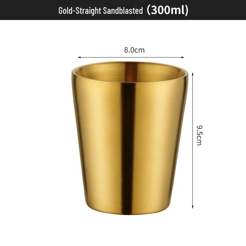 Shengjia 201 Stainless Steel Double-Wall Beverage Cups
