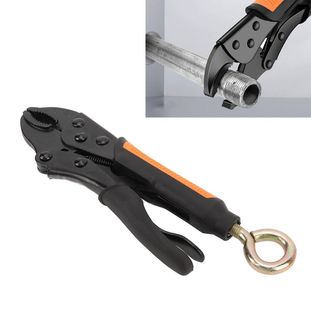Locking Pliers Clamp Pressure Curved Jaw Carbon Steel Locking Pliers for Metalworking Woodworking
