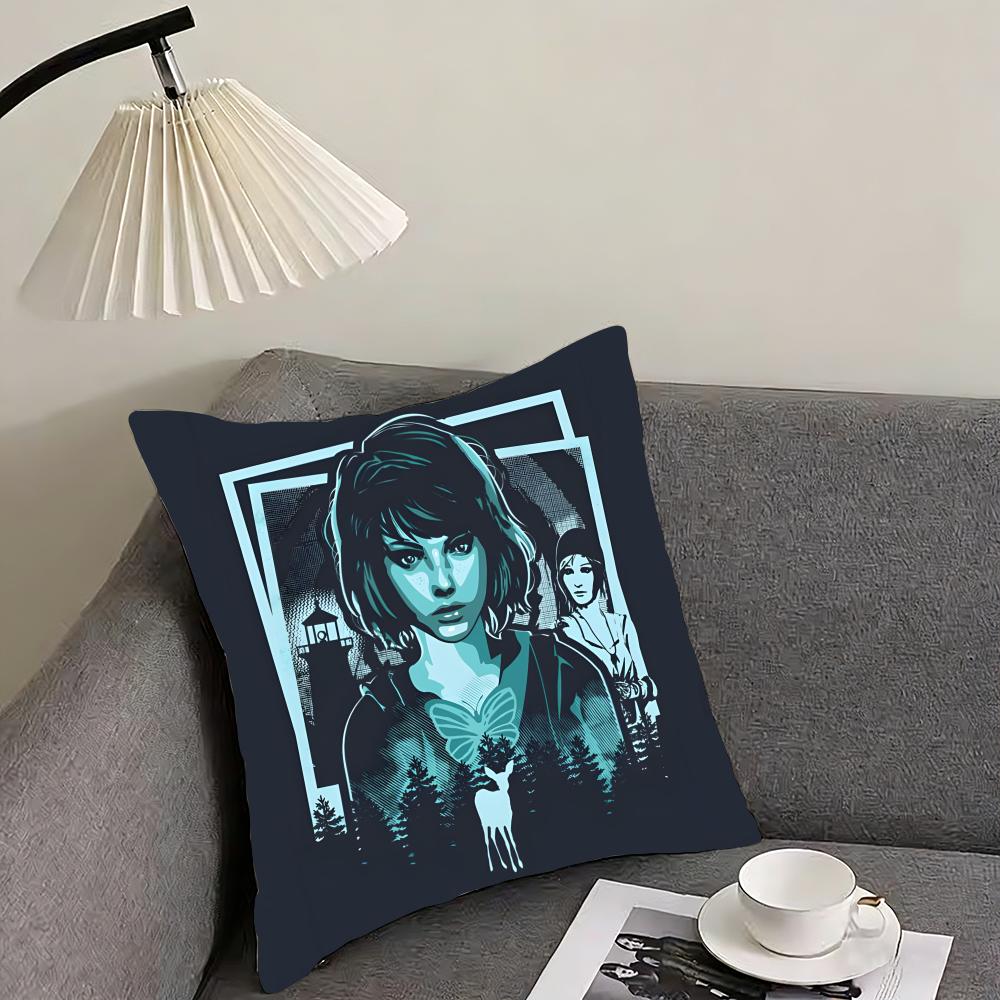 L-Life Iss Strangee Game Cushion Cover Pillowcase Ultra Soft Skin Friendly Fabric Cloud Like Comfort & Concealed Zipper