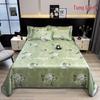 Ice Silk Summer Cool Mat Set: Foldable & Washable Three-Piece for Dormitory Single Beds
