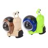 Electric Snail Toy Snail Baby Toy Interactive Crawling Toy with Music and Dazzling Lights for Childr