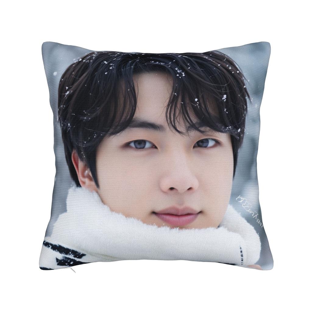 Korean Kpop Style Jinjinjin Cool Boy Pillow Case Retro Trendy Pillow Cover Comfy Pillowcases For Living Room Chair